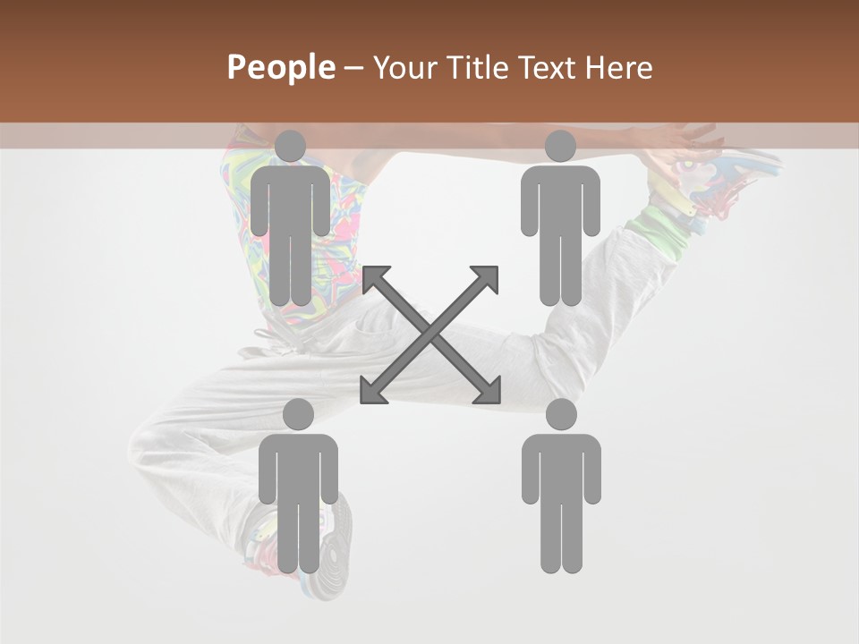 Smile Happy Jump PowerPoint Template