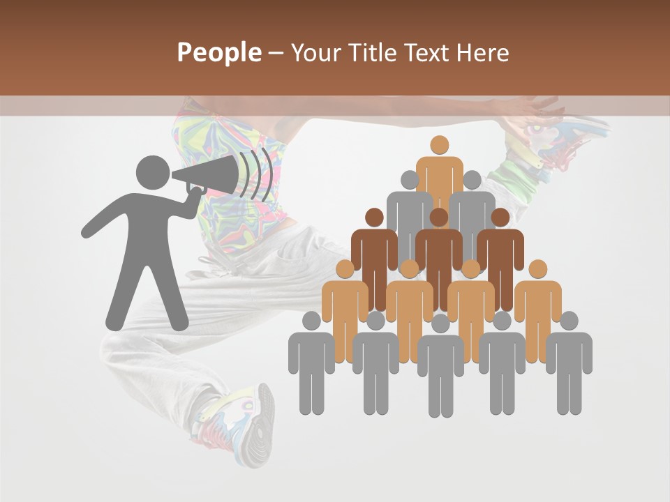 Smile Happy Jump PowerPoint Template