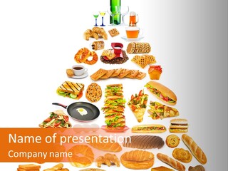 Banana Pyramid Nutrition PowerPoint Template