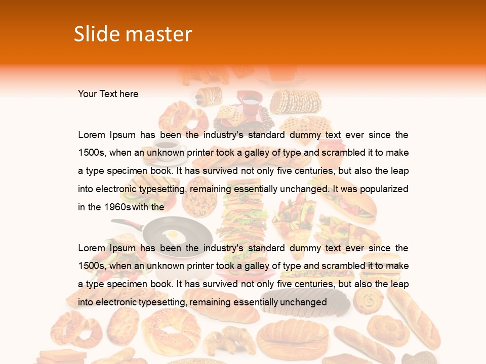 Banana Pyramid Nutrition PowerPoint Template