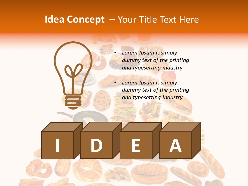 Banana Pyramid Nutrition PowerPoint Template