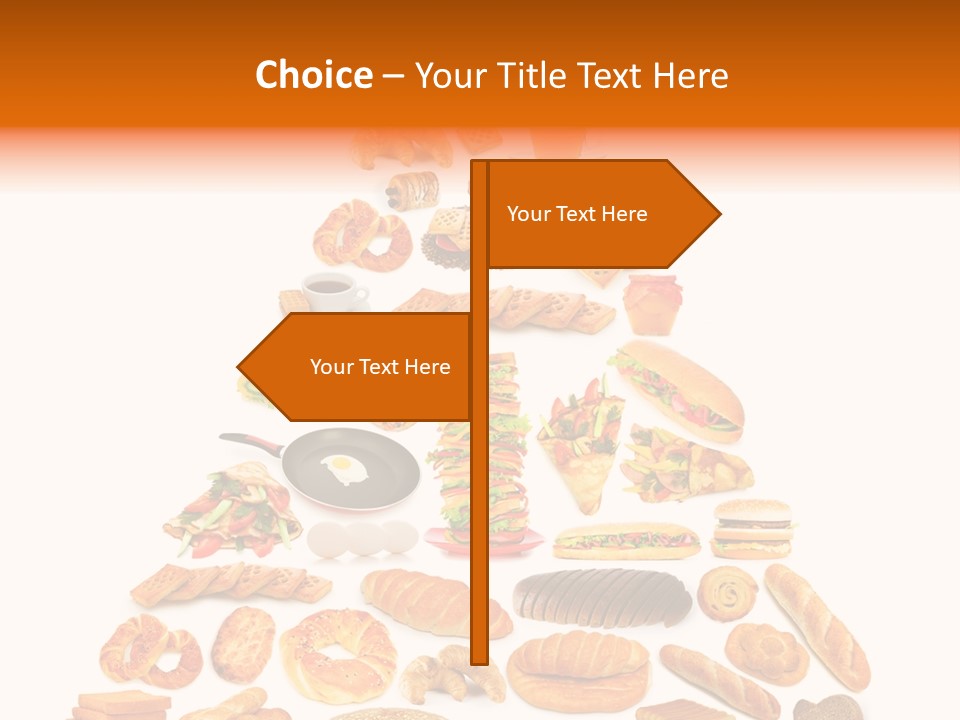 Banana Pyramid Nutrition PowerPoint Template