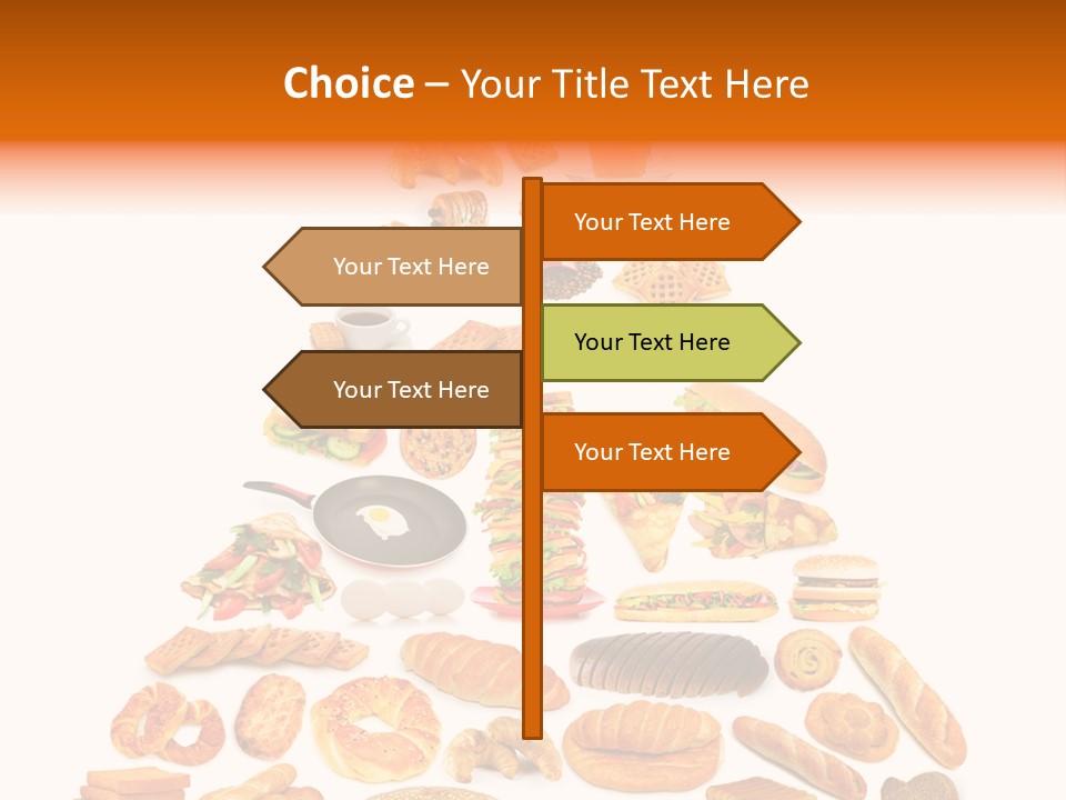 Banana Pyramid Nutrition PowerPoint Template