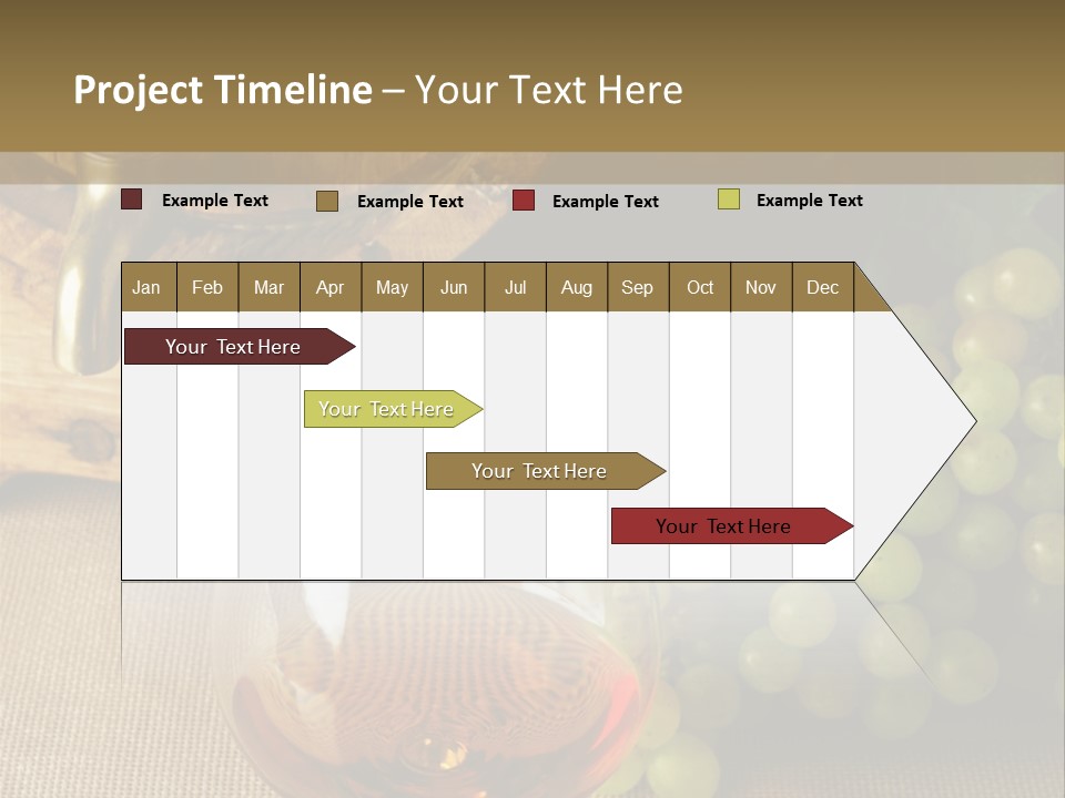 Hard Orange Background PowerPoint Template