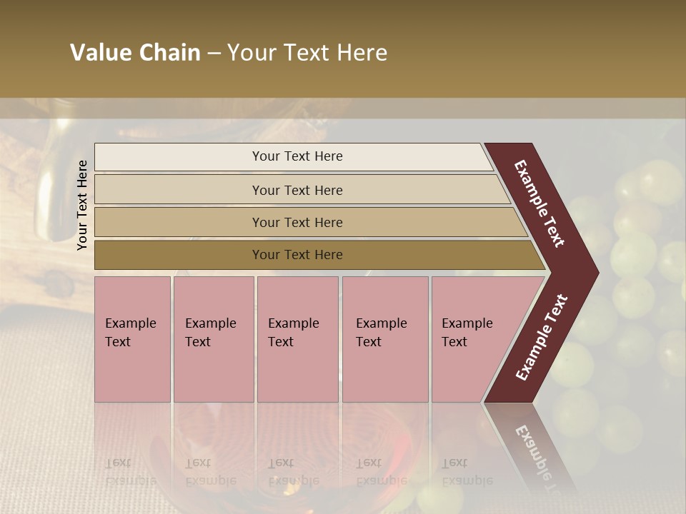 Hard Orange Background PowerPoint Template