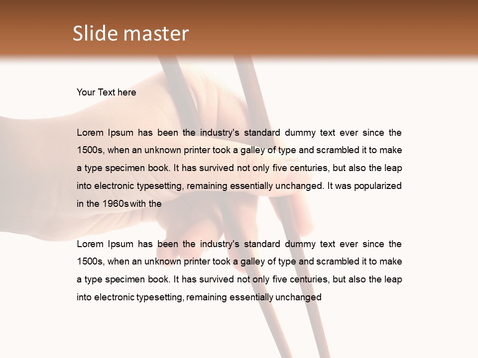 Objects White Traditional PowerPoint Template