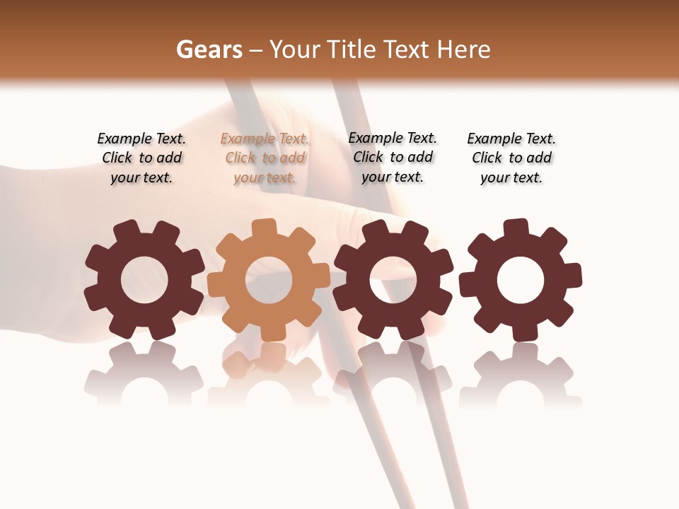 Objects White Traditional PowerPoint Template