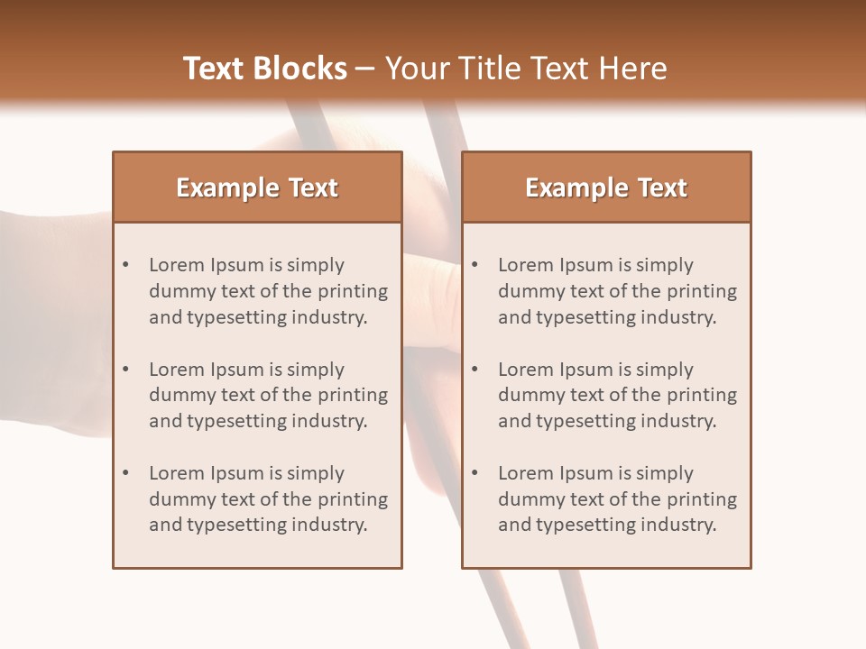 Objects White Traditional PowerPoint Template