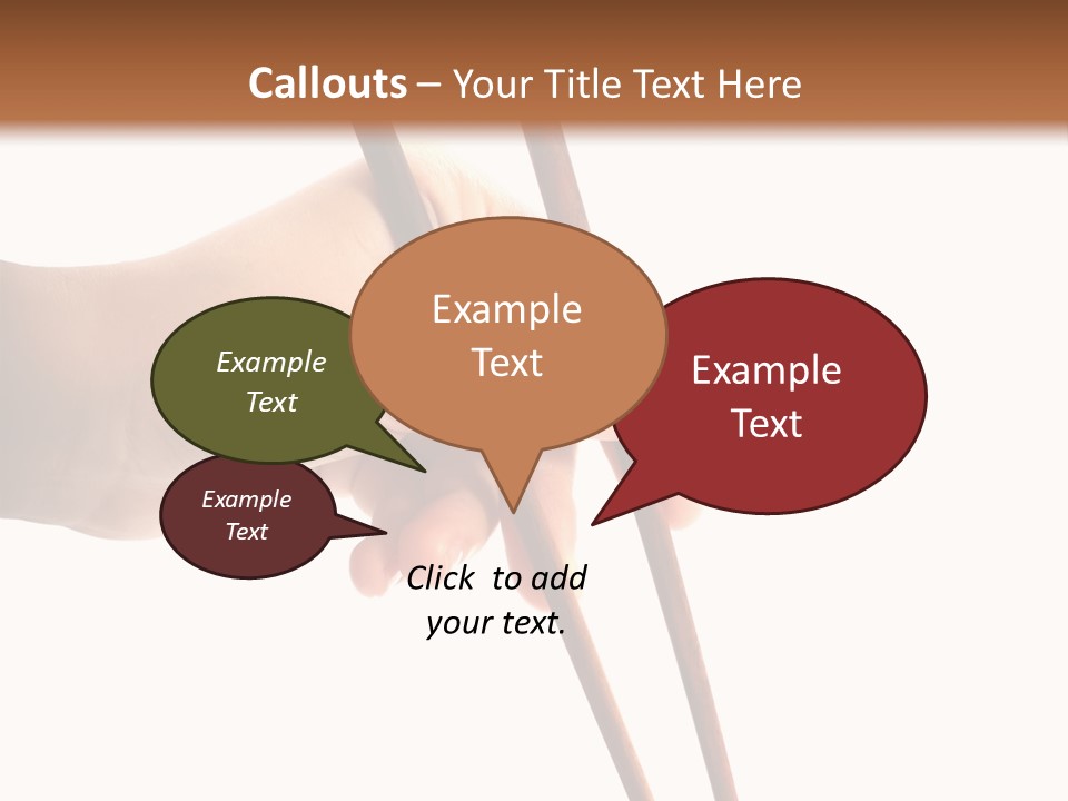 Objects White Traditional PowerPoint Template