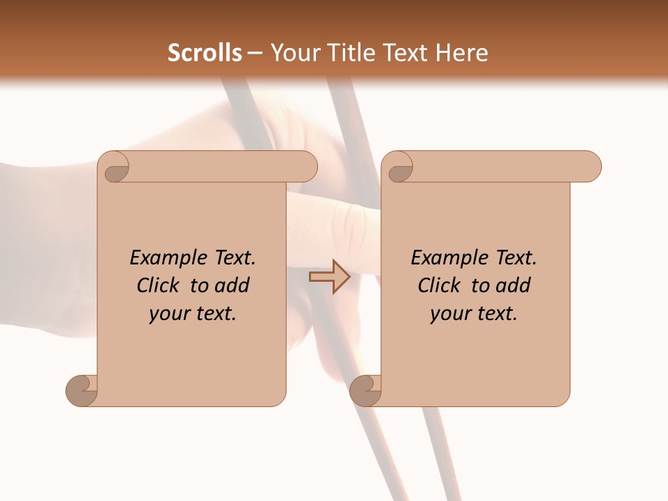 Objects White Traditional PowerPoint Template