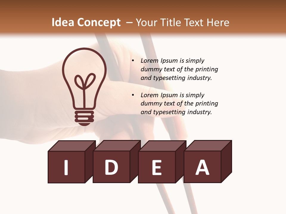 Objects White Traditional PowerPoint Template