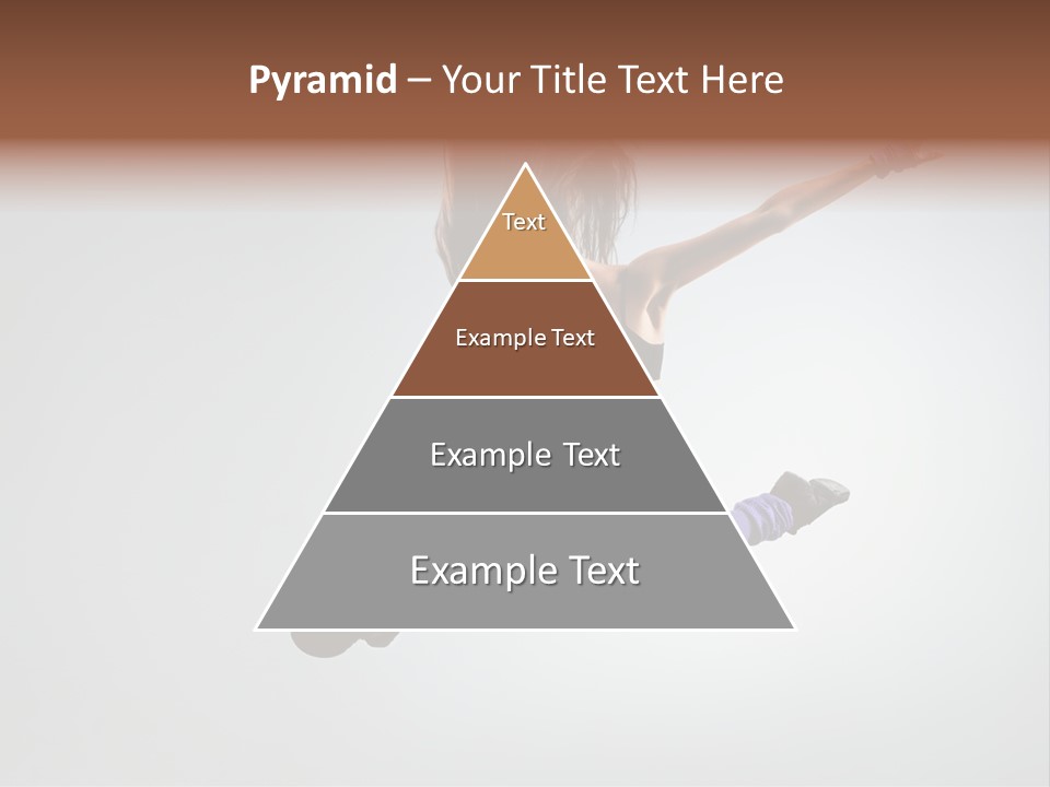 Sporty Posing Young PowerPoint Template