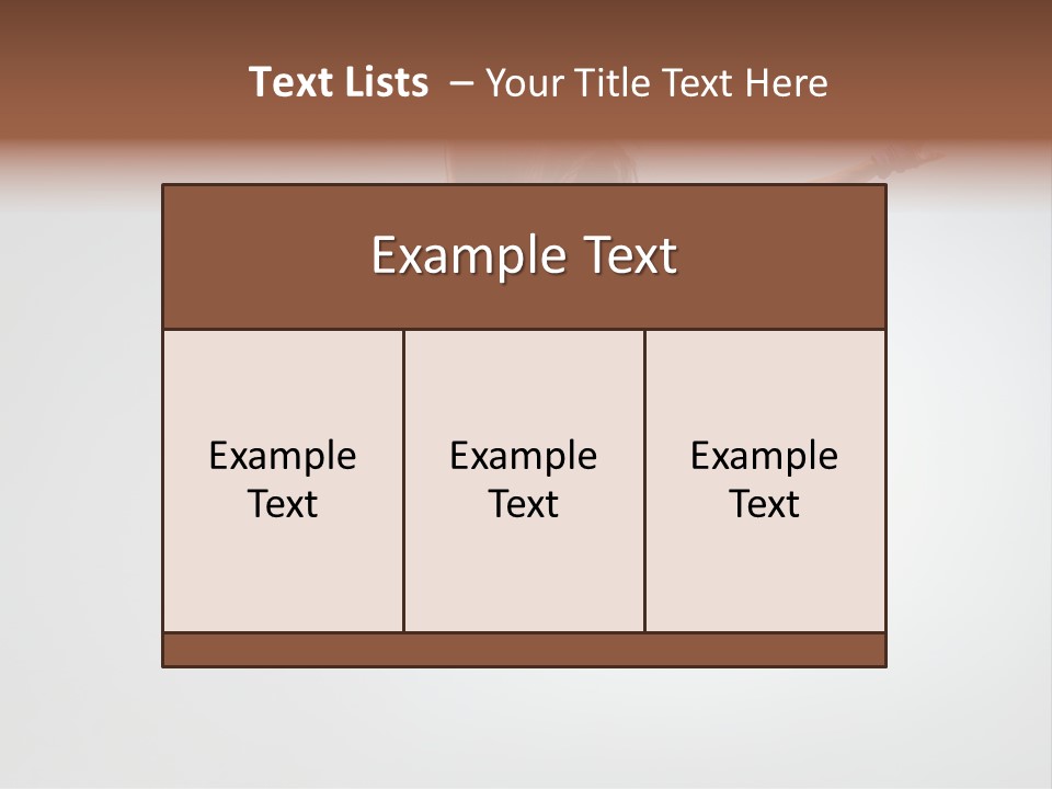 Sporty Posing Young PowerPoint Template