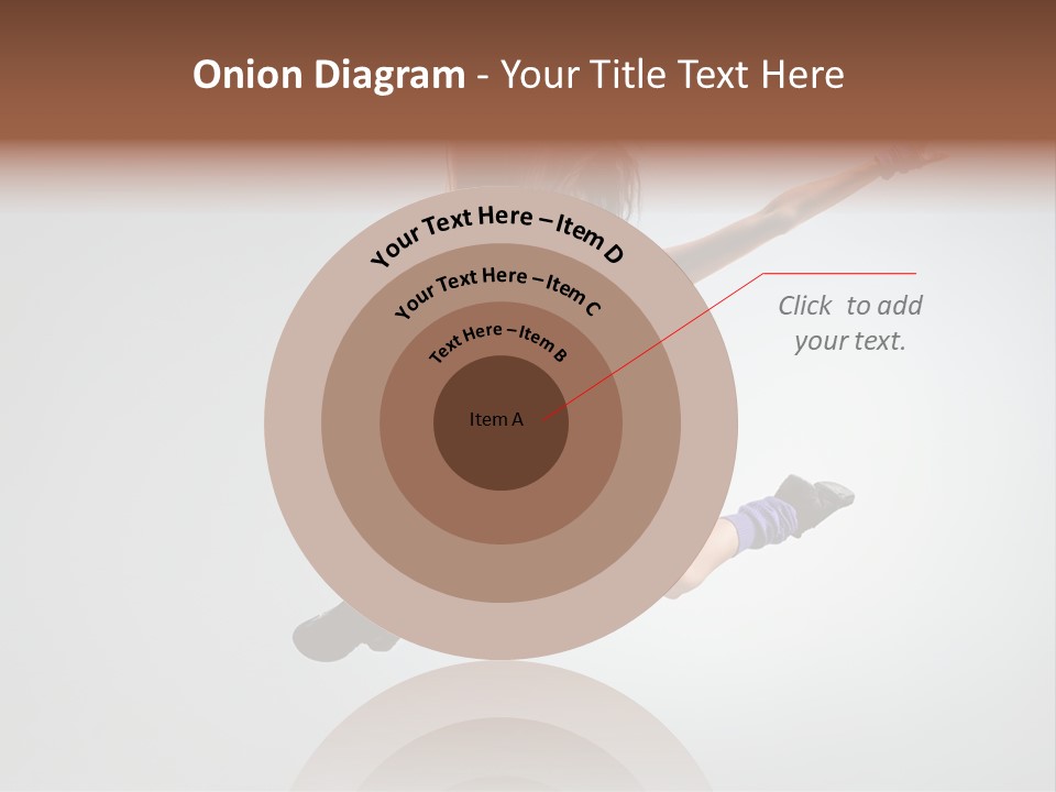 Sporty Posing Young PowerPoint Template