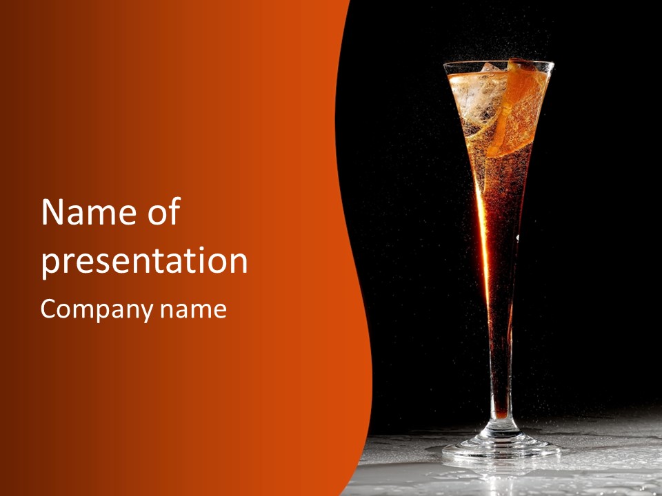 Soda Lime Sugar PowerPoint Template