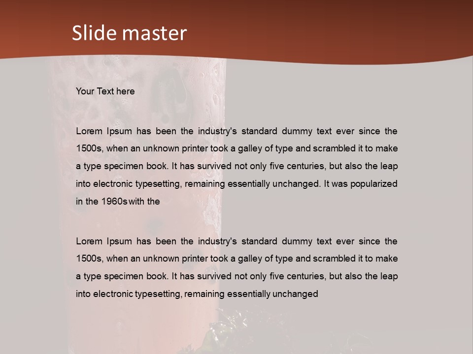 Relaxation Freshness Sweet PowerPoint Template