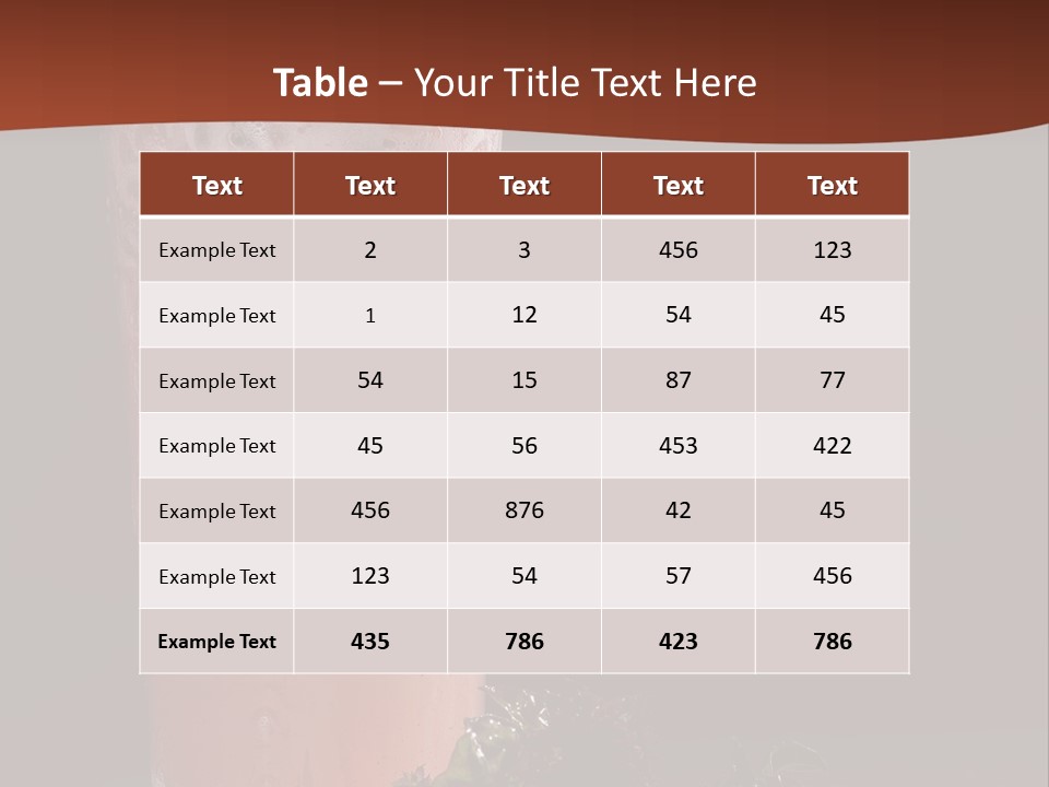 Relaxation Freshness Sweet PowerPoint Template