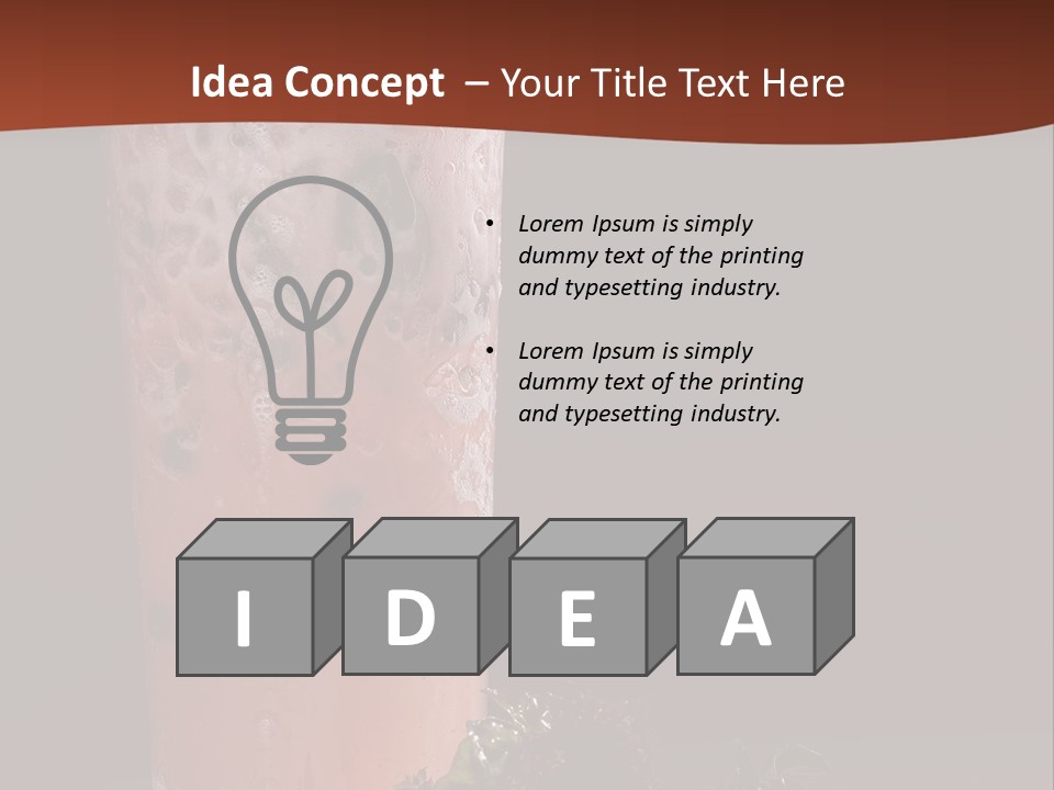 Relaxation Freshness Sweet PowerPoint Template