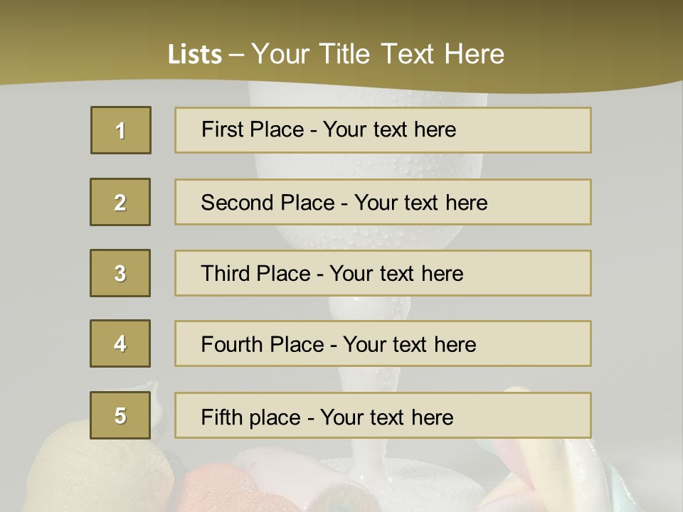 Bar Liquor Shots PowerPoint Template