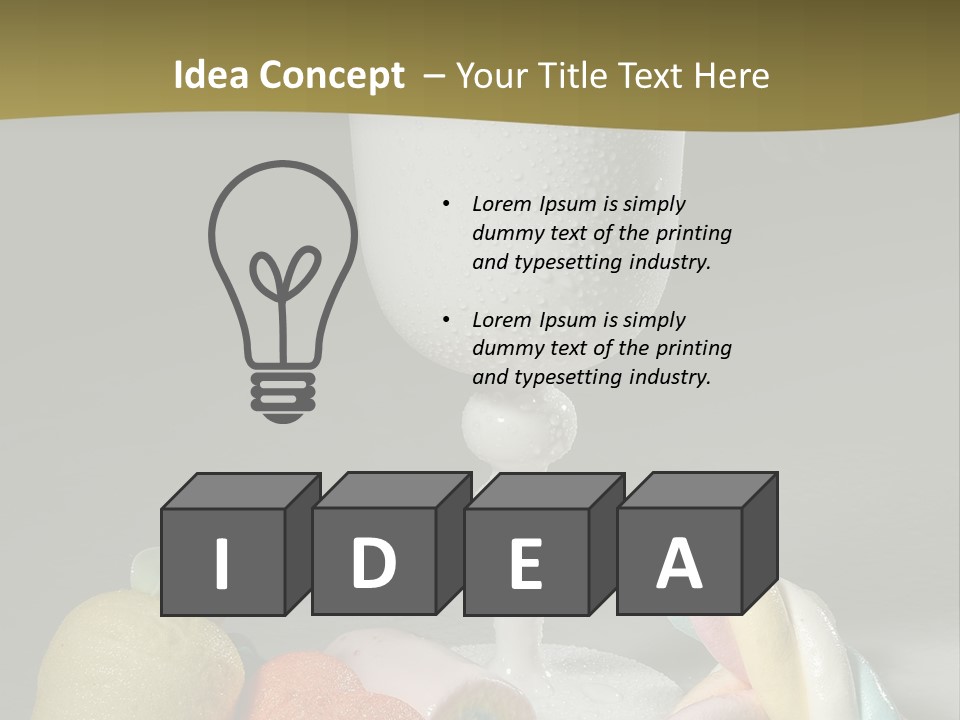 Bar Liquor Shots PowerPoint Template