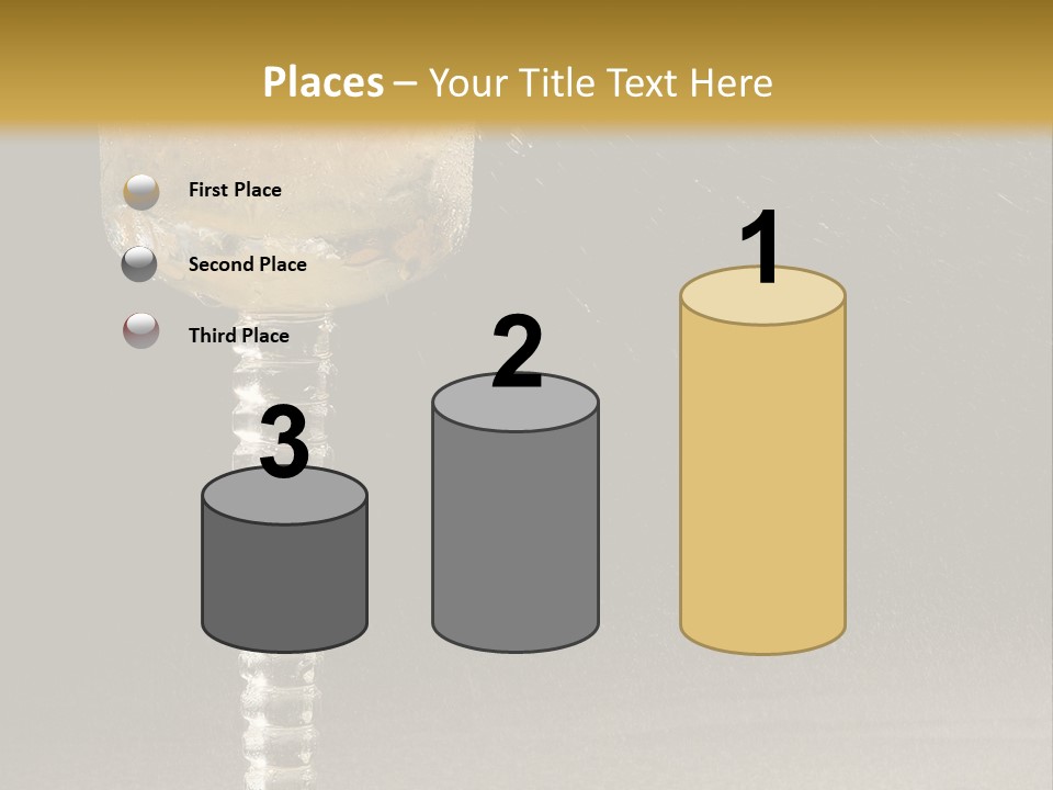 Liquor Garnish Ice PowerPoint Template