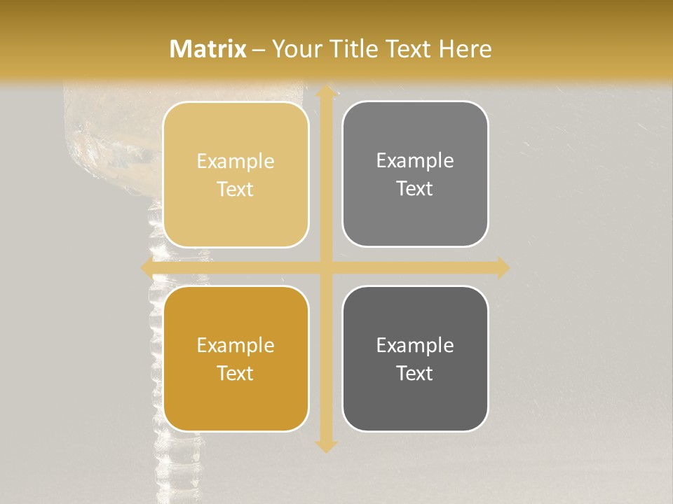 Liquor Garnish Ice PowerPoint Template