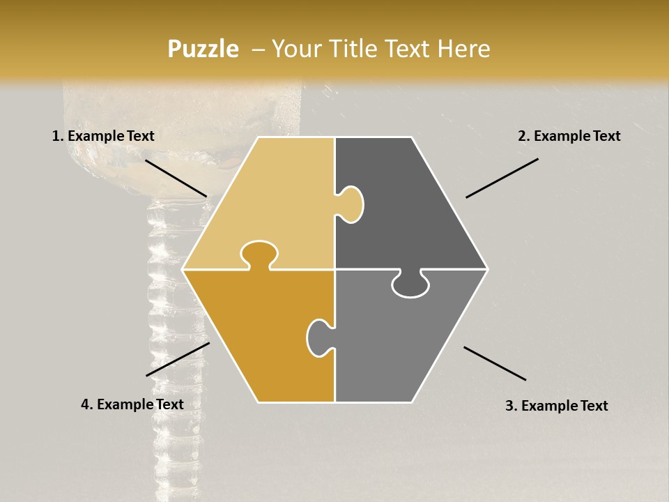 Liquor Garnish Ice PowerPoint Template