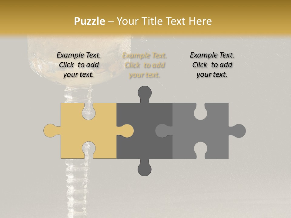 Liquor Garnish Ice PowerPoint Template