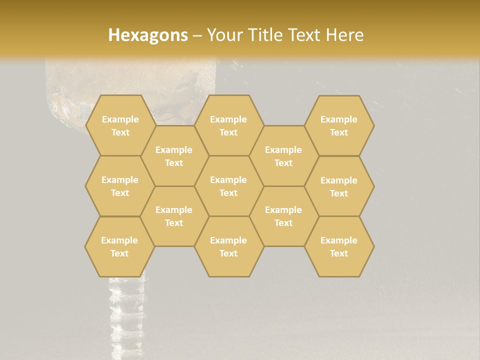 Liquor Garnish Ice PowerPoint Template