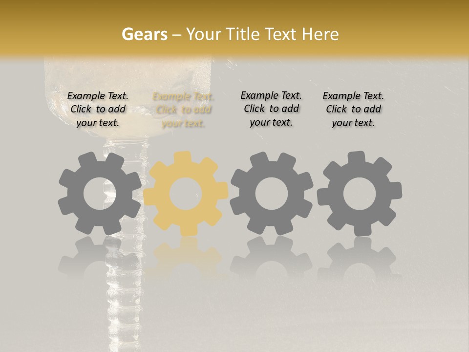 Liquor Garnish Ice PowerPoint Template