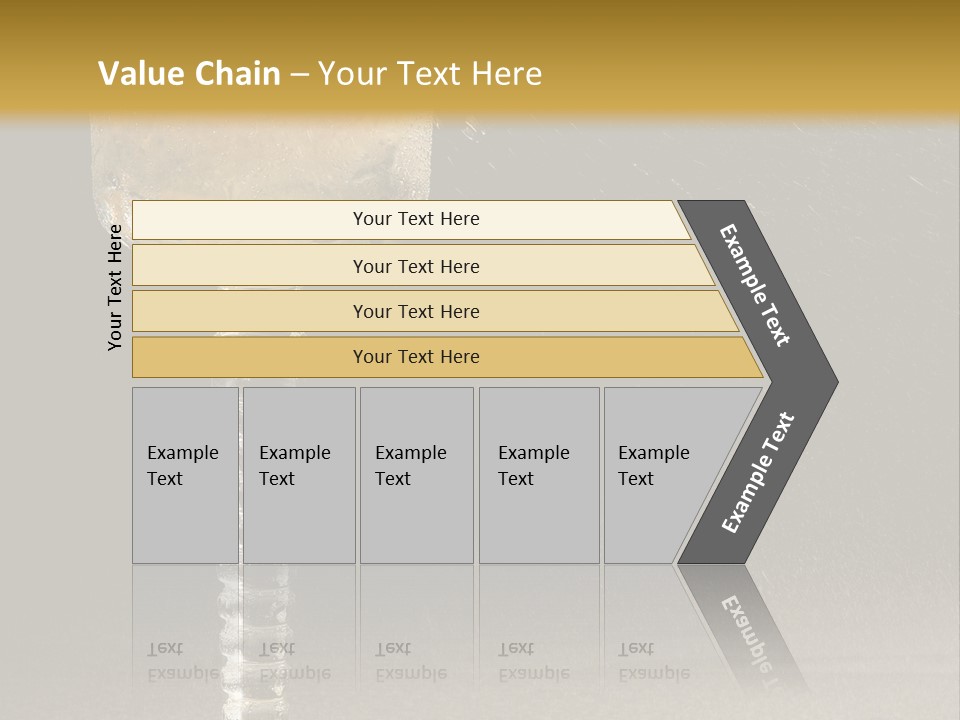 Liquor Garnish Ice PowerPoint Template