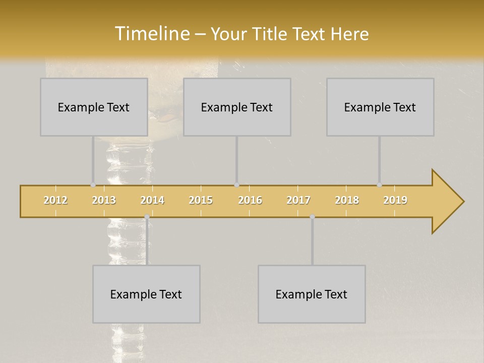 Liquor Garnish Ice PowerPoint Template