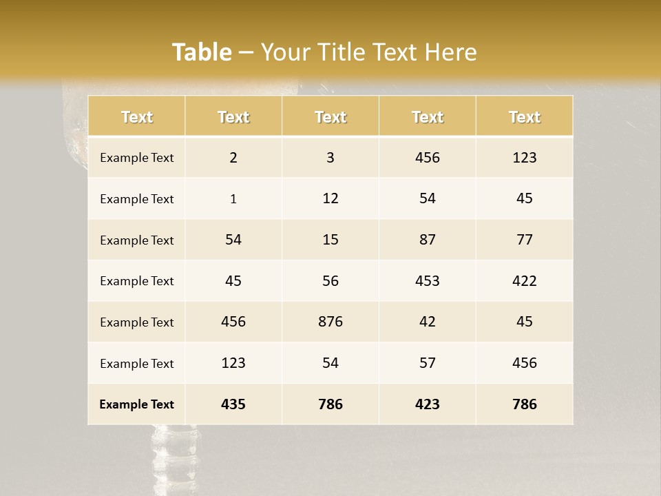 Liquor Garnish Ice PowerPoint Template