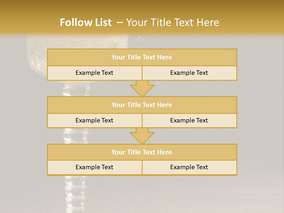 Liquor Garnish Ice PowerPoint Template