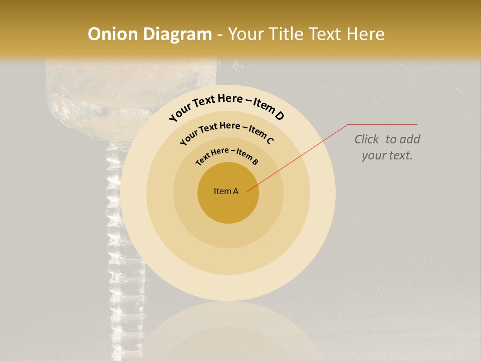 Liquor Garnish Ice PowerPoint Template