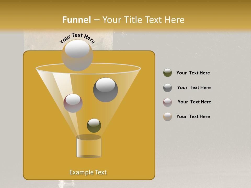 Liquor Garnish Ice PowerPoint Template