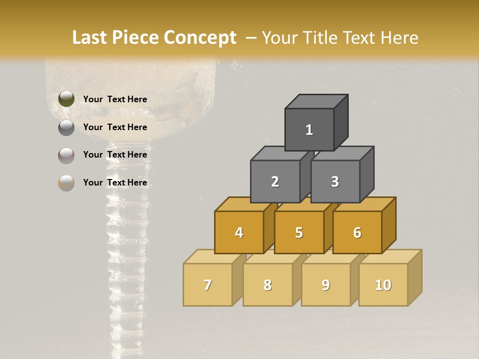 Liquor Garnish Ice PowerPoint Template