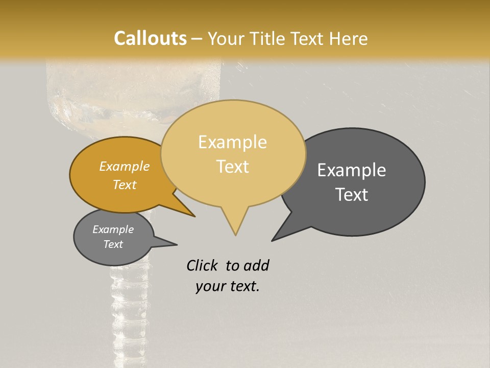 Liquor Garnish Ice PowerPoint Template