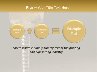 Liquor Garnish Ice PowerPoint Template