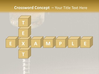 Liquor Garnish Ice PowerPoint Template