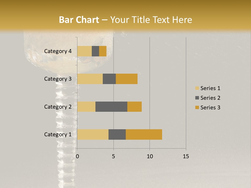 Liquor Garnish Ice PowerPoint Template