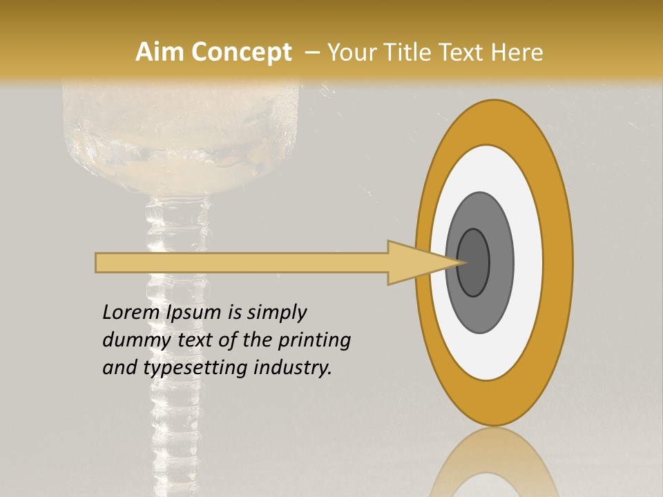 Liquor Garnish Ice PowerPoint Template