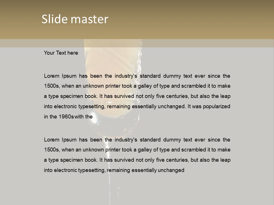 Sweet Alcohol Ingredient PowerPoint Template