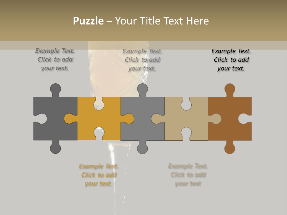 Sweet Alcohol Ingredient PowerPoint Template