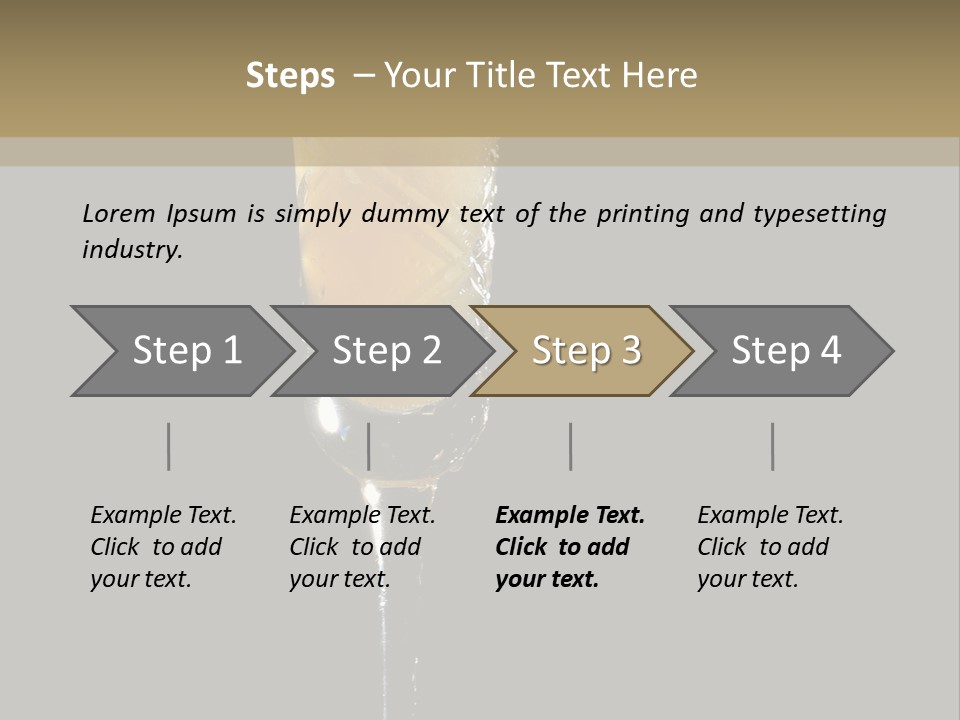 Sweet Alcohol Ingredient PowerPoint Template