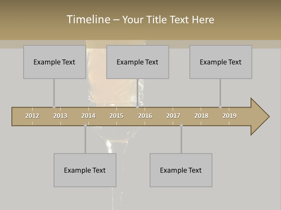 Sweet Alcohol Ingredient PowerPoint Template