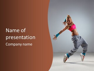 Hip Hop Fashion Woman PowerPoint Template