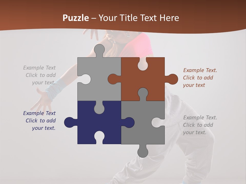 Hip Hop Fashion Woman PowerPoint Template