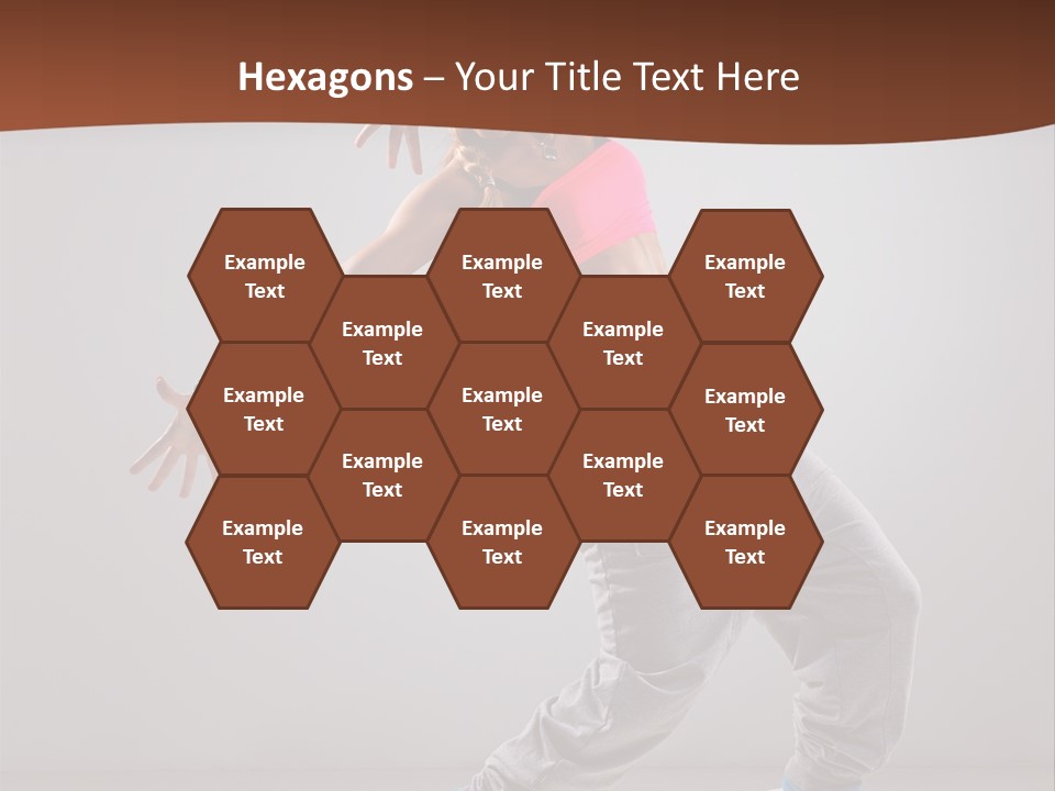 Hip Hop Fashion Woman PowerPoint Template