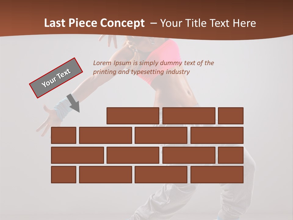 Hip Hop Fashion Woman PowerPoint Template